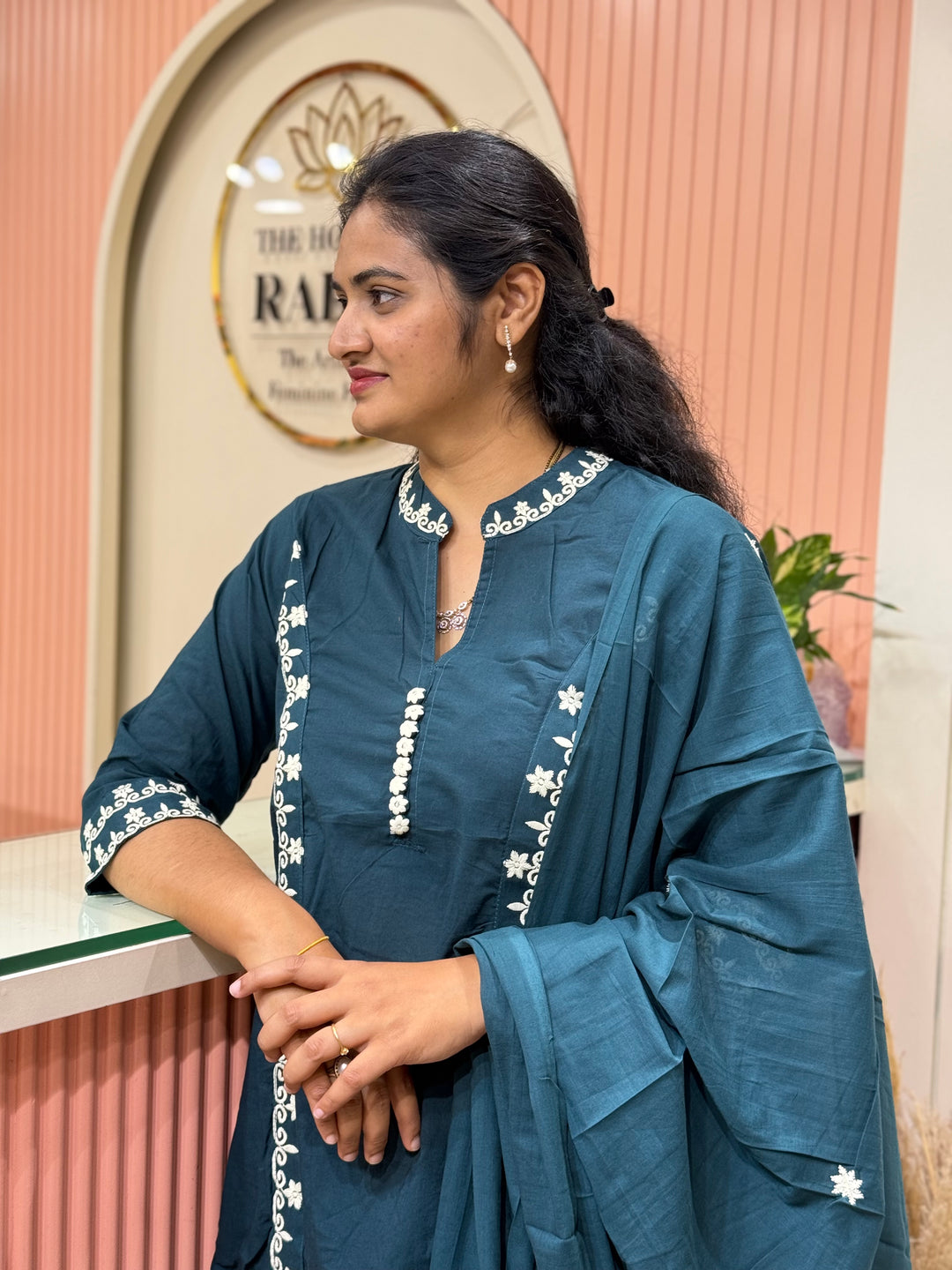 Cotton 3Pcs Set Collection with Embroidery work | R220