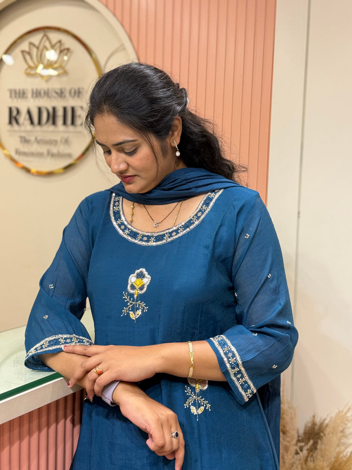 Mul Chanderi Collection with Cut Dana work | R206