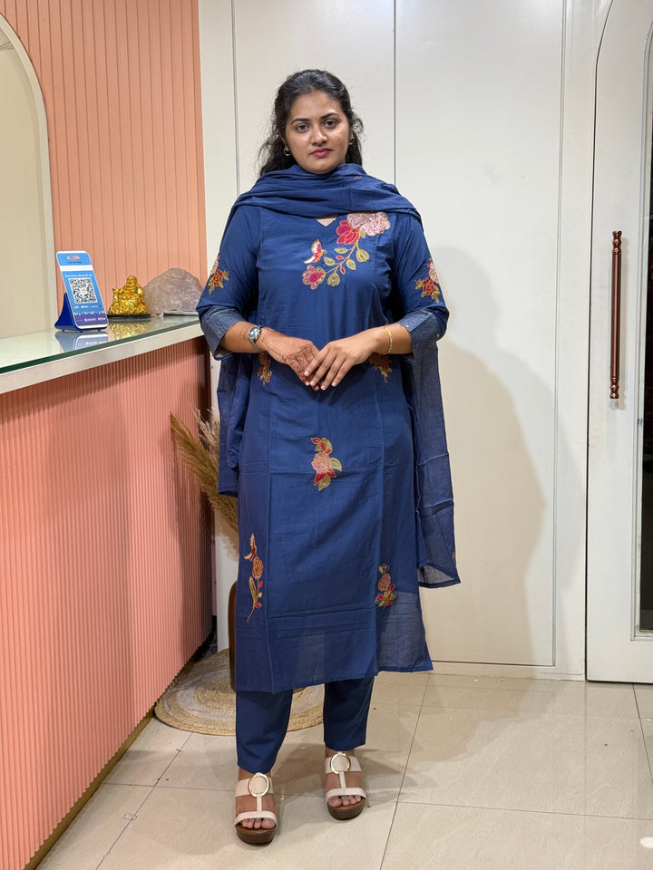 Mul Cotton 3 Pcs Collection with Cotton Lining | R173