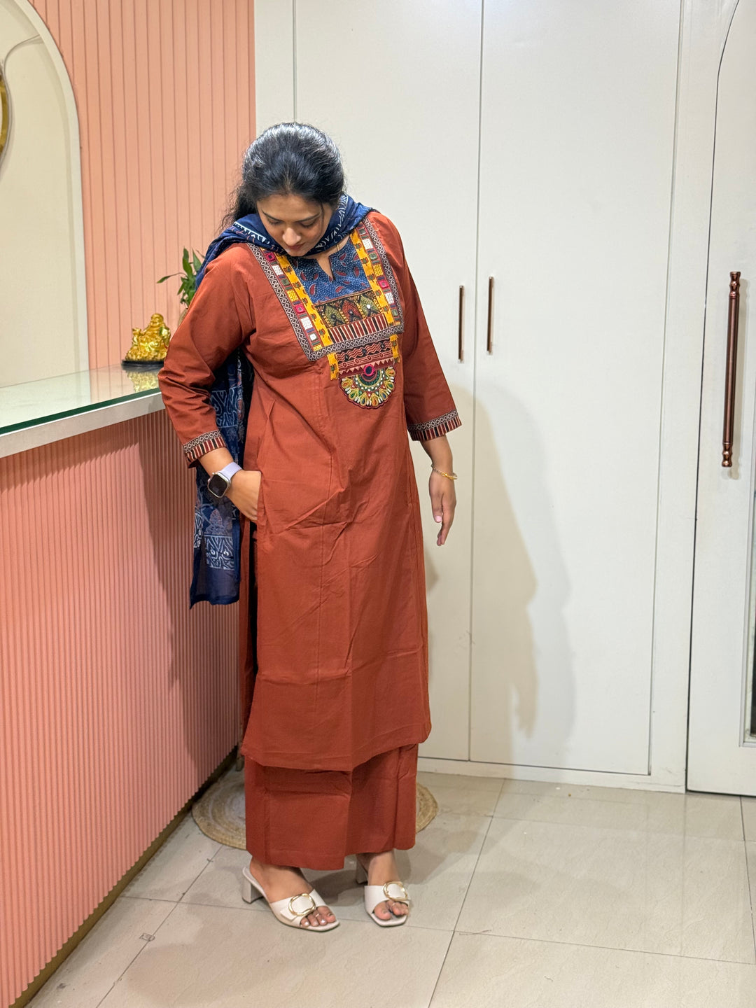 Pure Cotton Collection with Yoke Part Pattern | R210