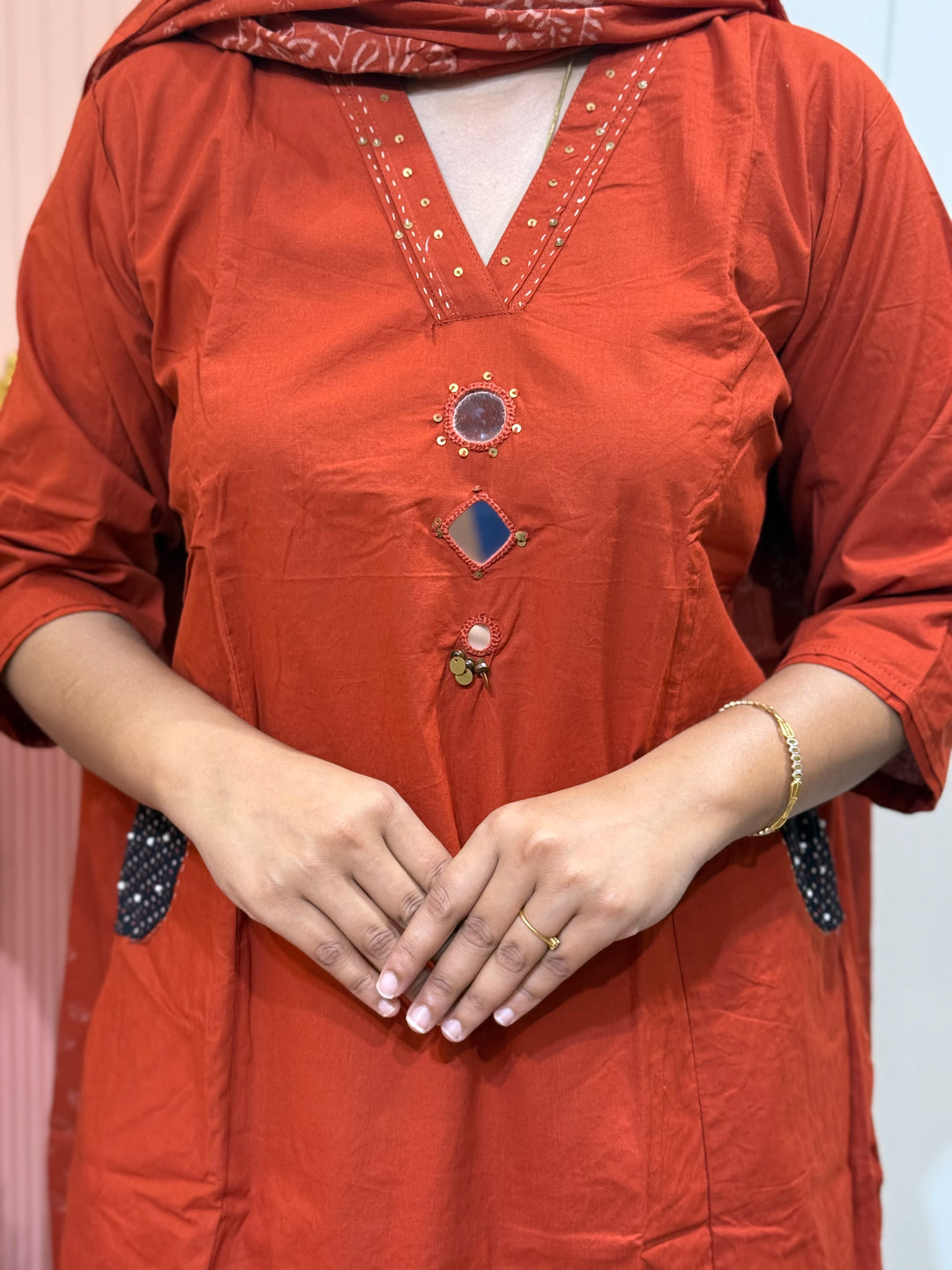 Trending Cotton 3 Pcs Kurta Set for Women Summer Collection |RADHE99