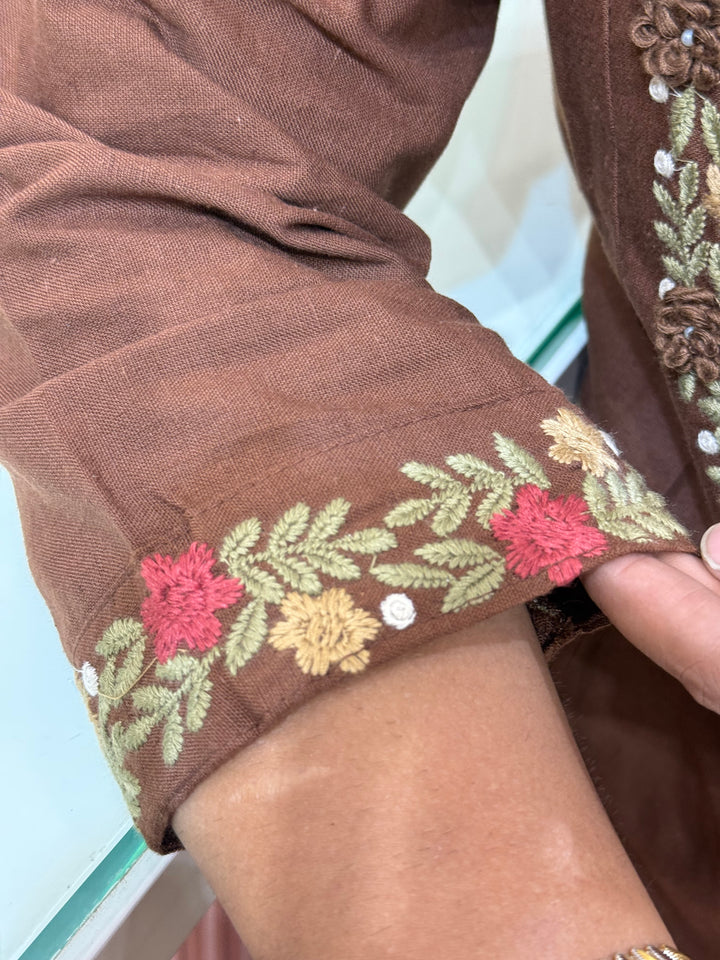 Khadi Cotton 3 Pcs Set Collection | Embroidery and Real Mirror Work | R145