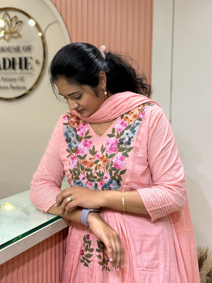 Pure Mul Cotton Collection with Handwork | R190