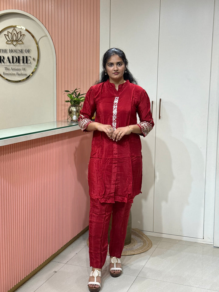HO Crepe 2 Pcs Set Collection with Sequence work| R167