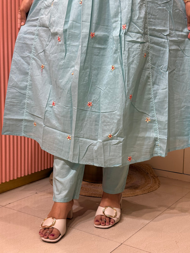 Pure Mul Cotton Embroidered Collection with Cotton Lining | R190