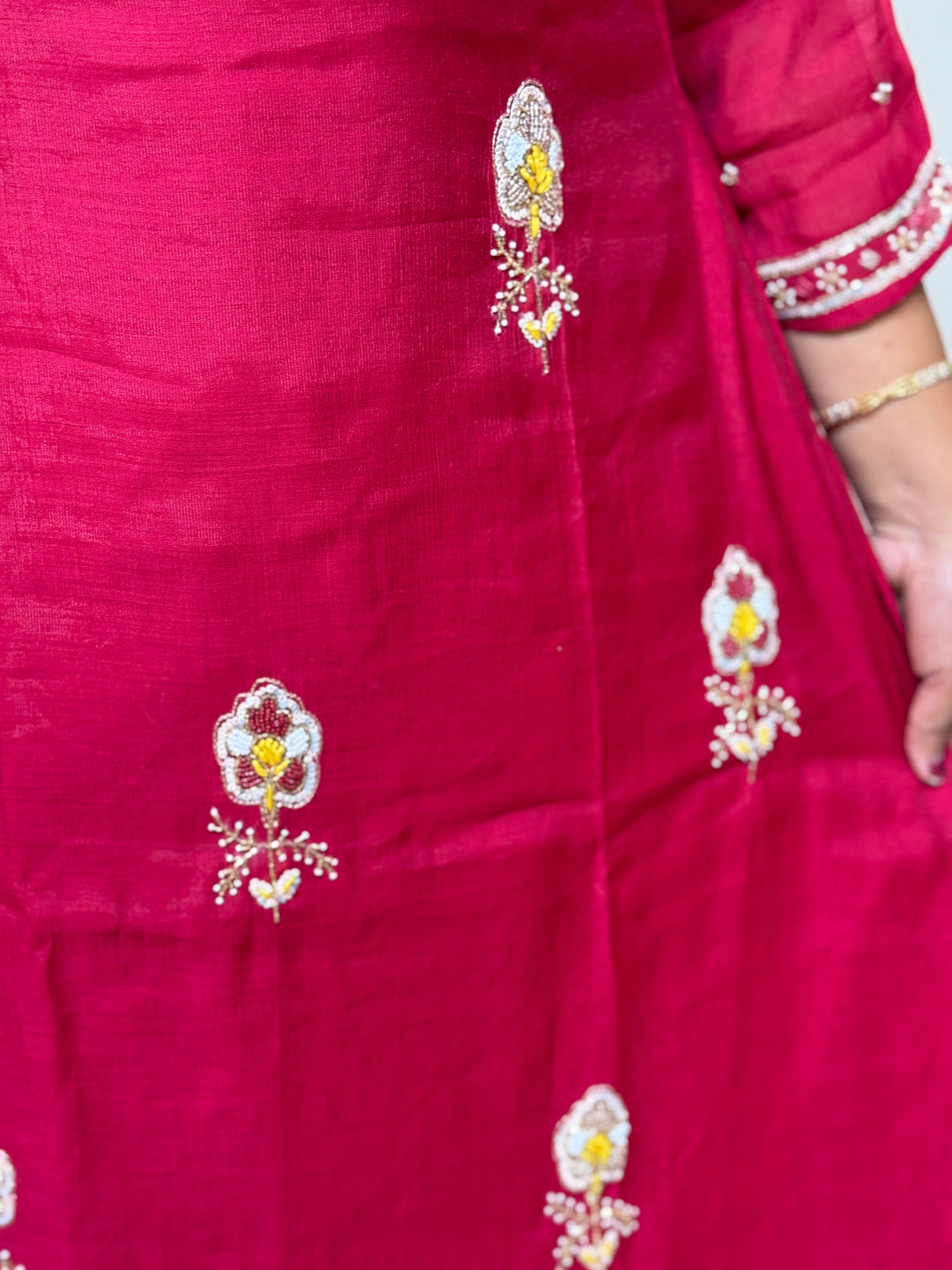 Mul Chanderi Collection with Cut Dana work | R206