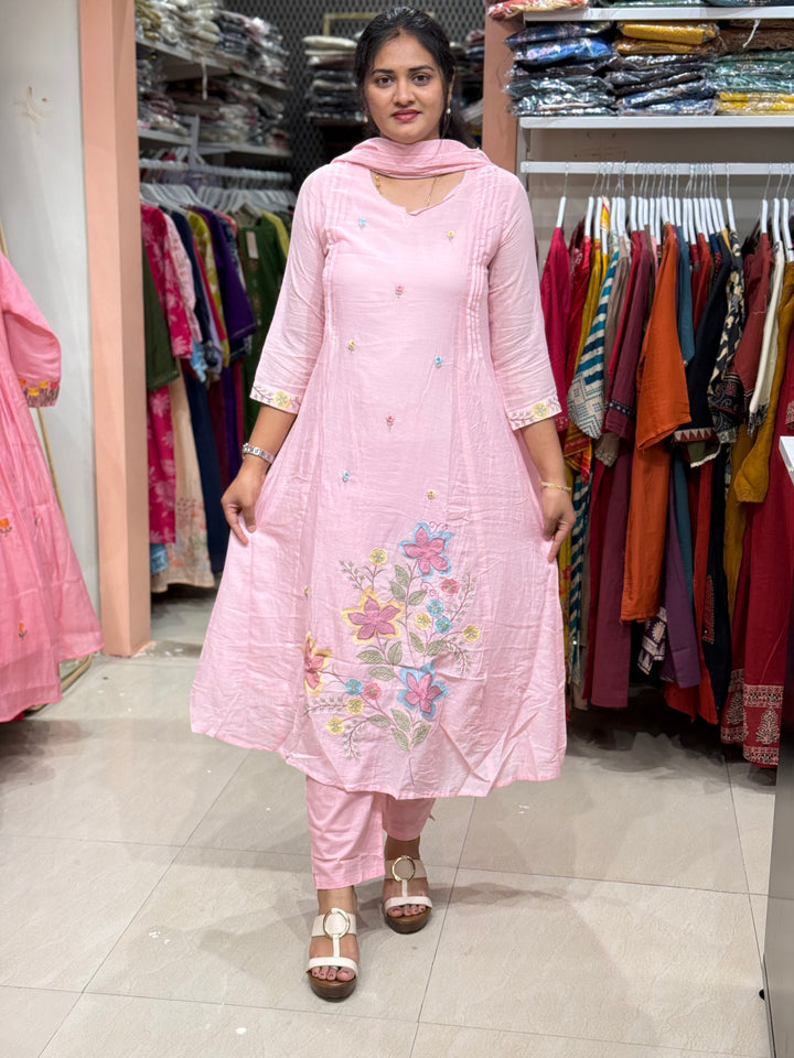 Mul Cotton Collection with Embroidery work (Cotton Lining)| R150