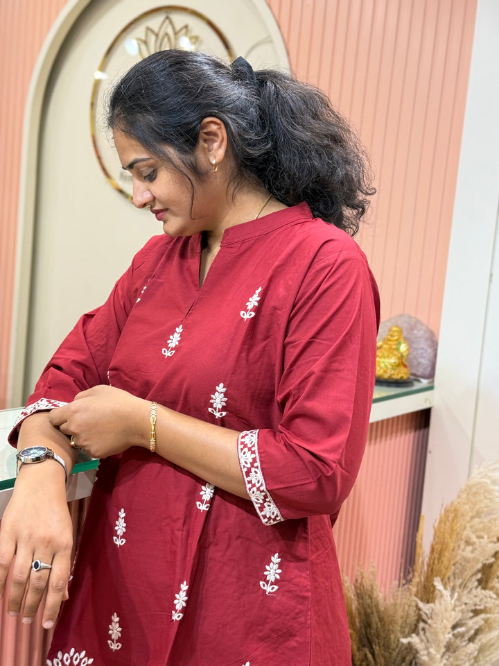 Co-Ord Set with Embroidery Work | R183