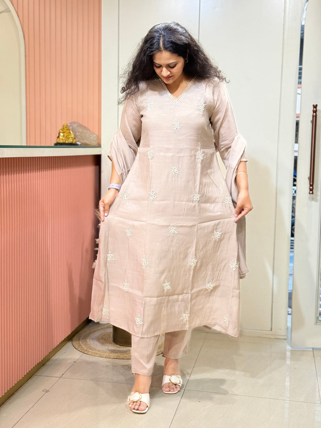 Mul Chanderi Beautiful Collection | R205