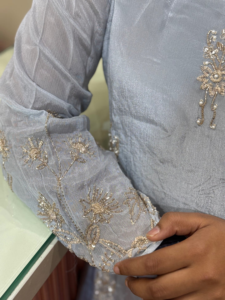 Pure Chinon Handwork Collection Party Wear | R177