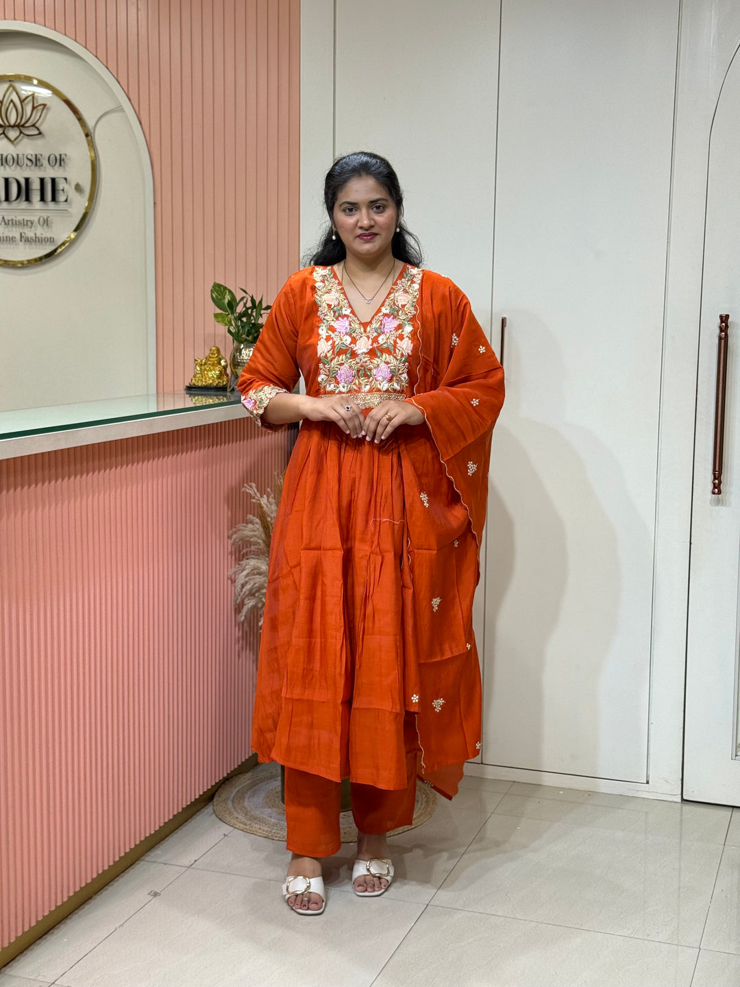 Premium Mul Chanderi Handwork Collection (SuperHit Design)| R206