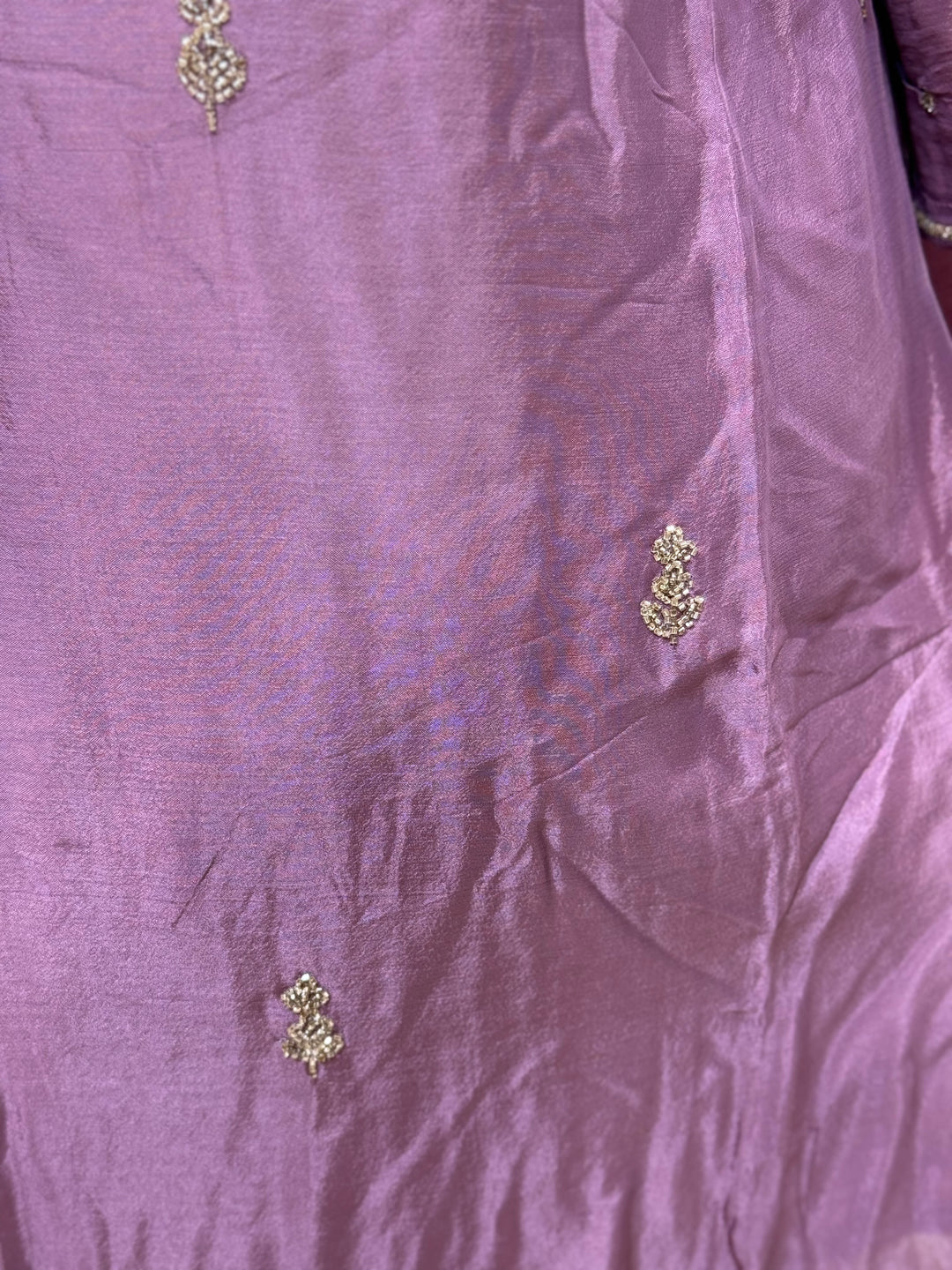 Pure Chinon Heavy Handwork Flared Palazzo Collection | R117