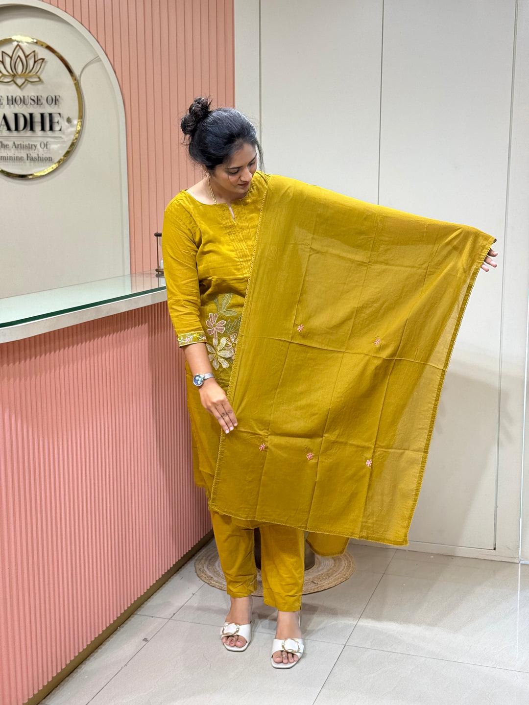 Mul Cotton Collection with Embroidery work (Cotton Lining)| R150
