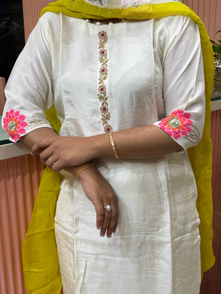 Dola Silk Collection with Organza Dupatta | R217