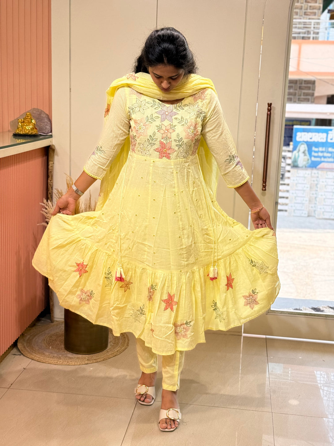 Premium Mul Cotton Anarkali Style Collection | R164