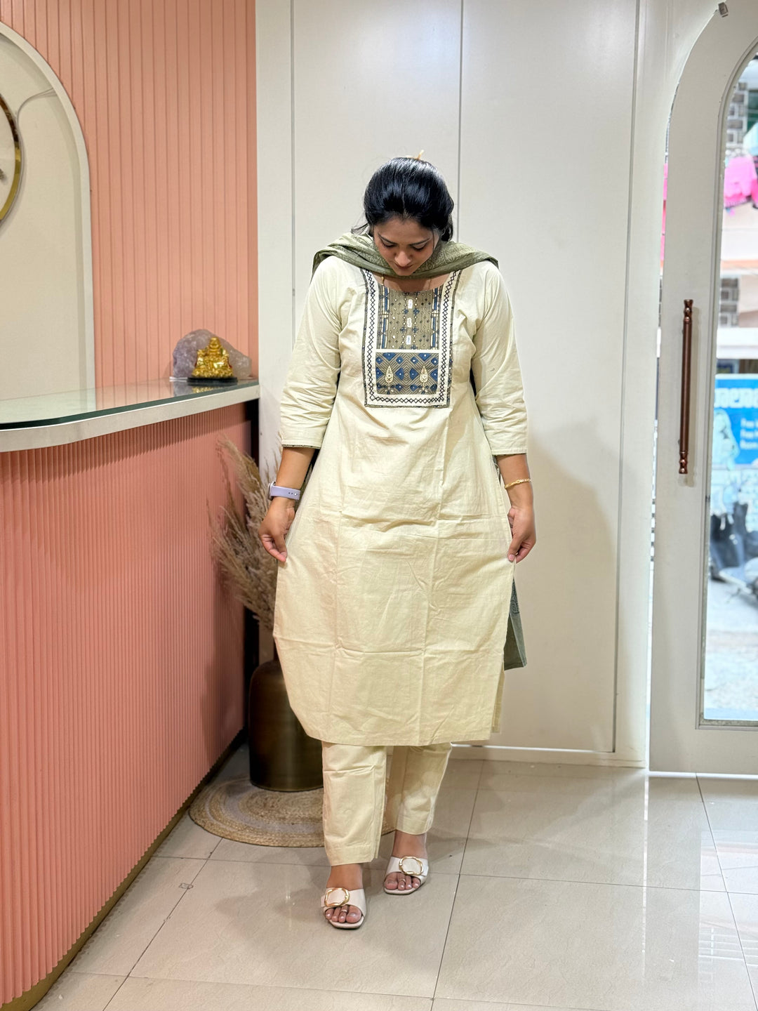 Pure Cotton Collection With Front &amp; Back Patchwork | R210