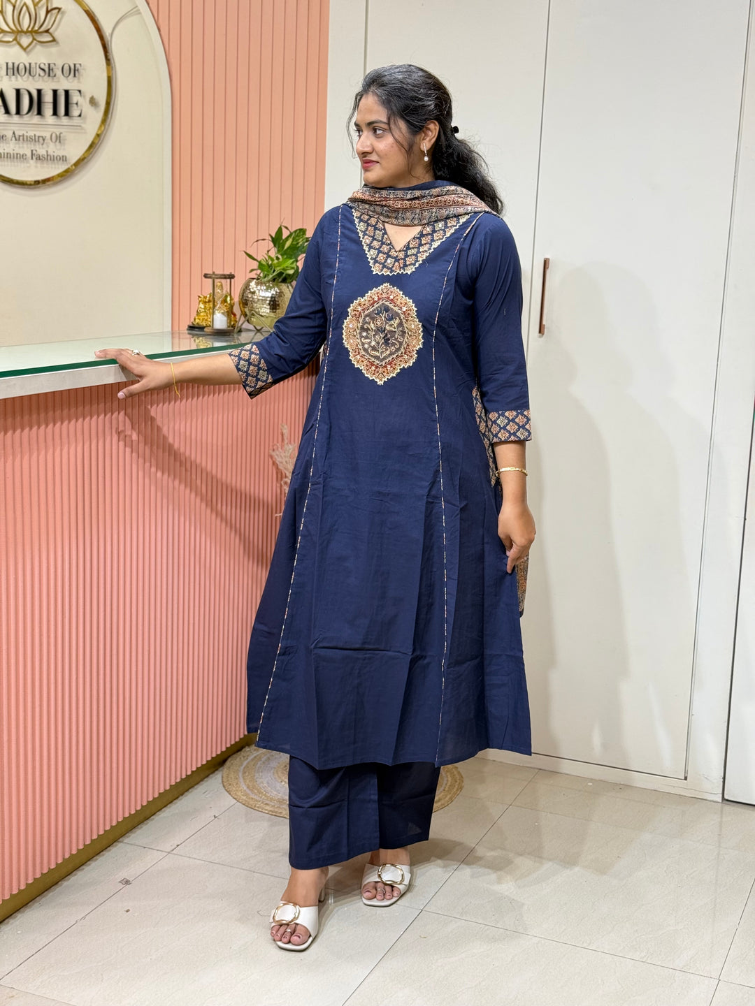 Cotton 3Pcs Set Collection with Patchwork | R220