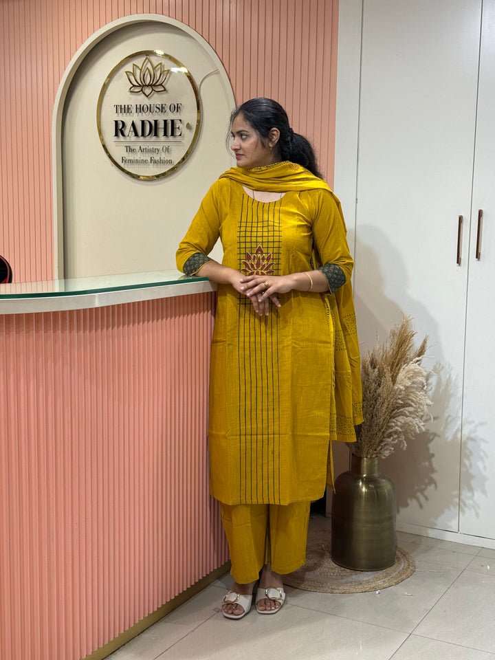 Khadi Cotton Collection with Hand paint | R210