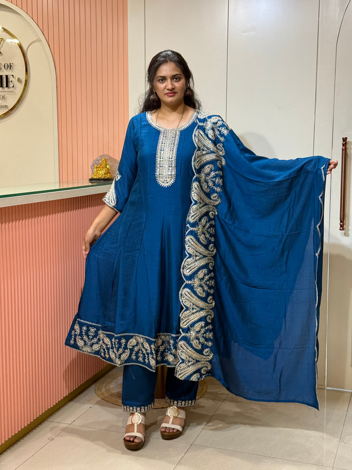 Vichitra Fabric Collection With Elegant Designer Look | RADHE60