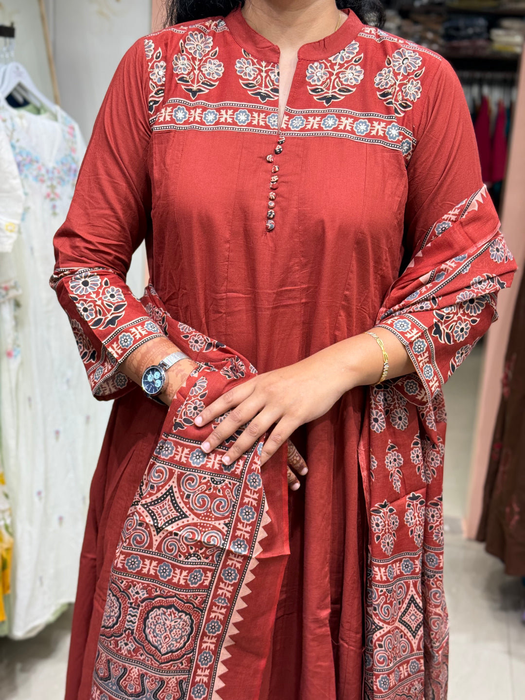 Cotton 3 Pcs Collection with Kali Pattern | R173