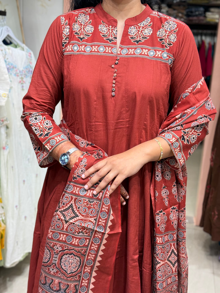 Cotton 3 Pcs Collection with Kali Pattern | R173