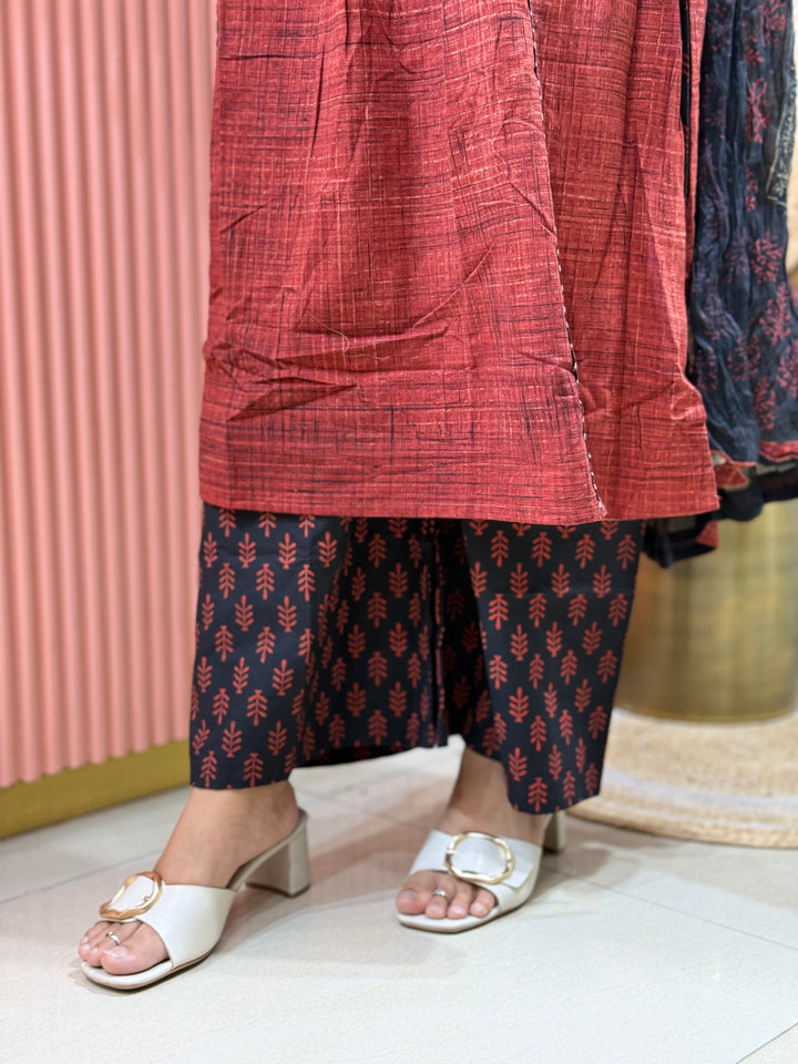Pure Cotton A-Line Collection With Real Mirror Work | R180