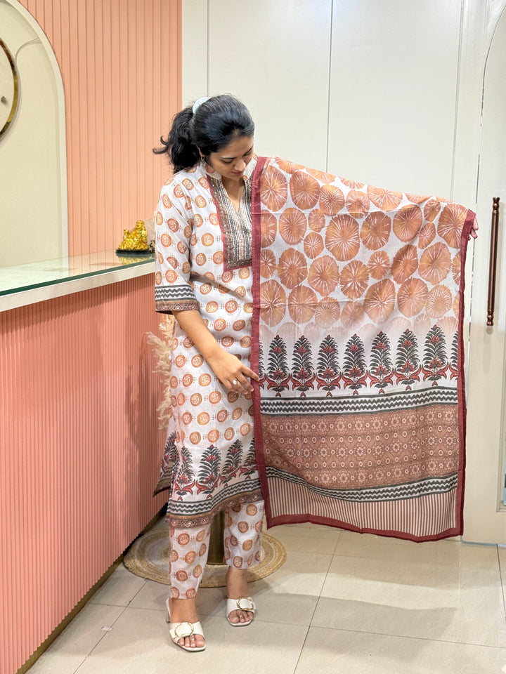 Cotton Fabric Kurta Set Collection – RADHE75