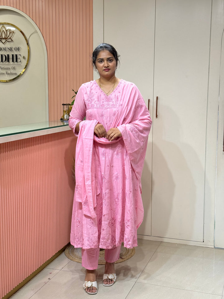 Mul Cotton Collection with Embroidery work (Cotton Lining)| R181