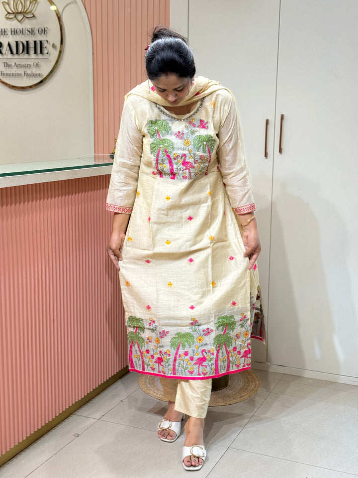 Budget-Friendly Semi Jamdhani Collection | R222
