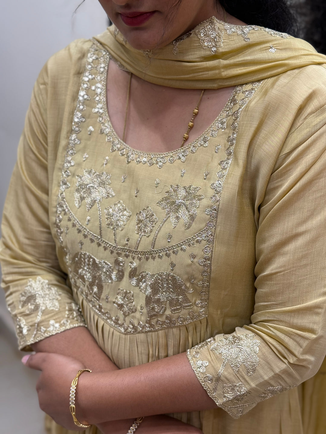 Mul Chanderi 3Pcs Set Collection (Cotton Lining )| R209