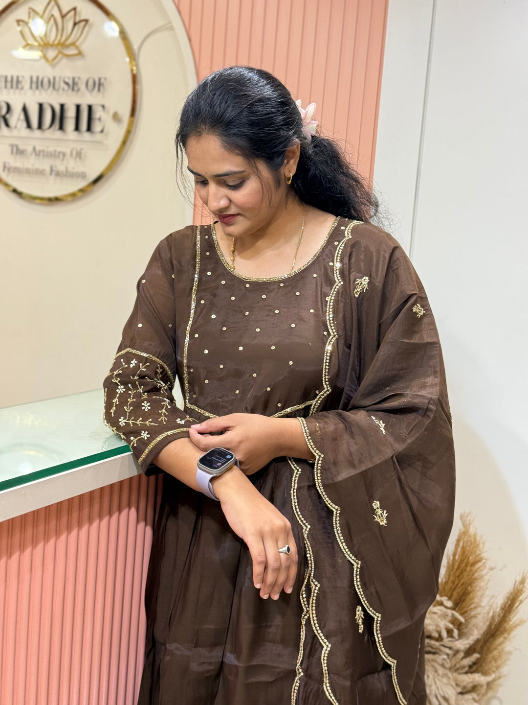 Mul Chanderi Semi Party Wear Collection | R205