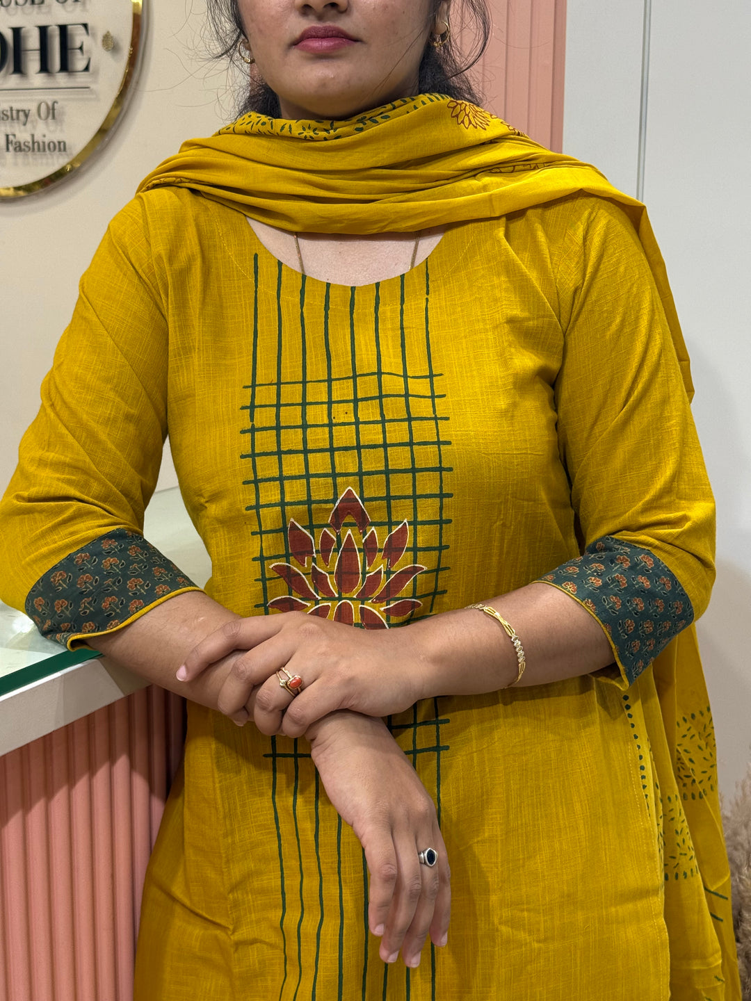 Khadi Cotton Collection with Hand paint | R210