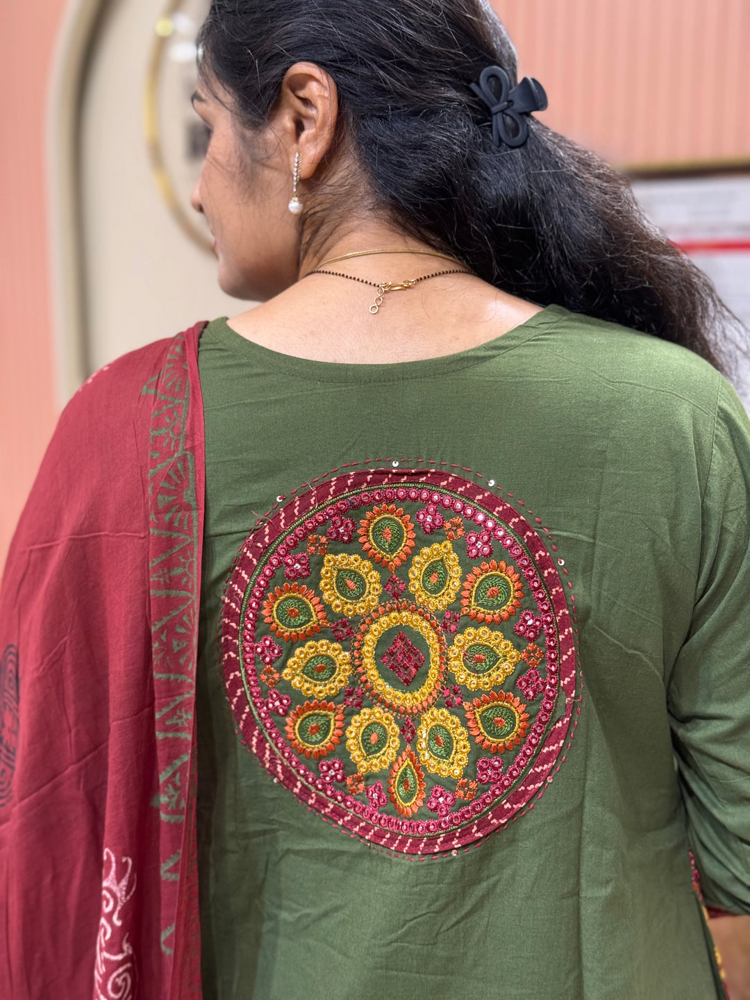 Cotton Patch work Collection with A Line Pattern | R230