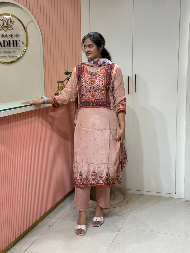 Crepe 3Pcs Set Collection (Cotton Lining )| R221