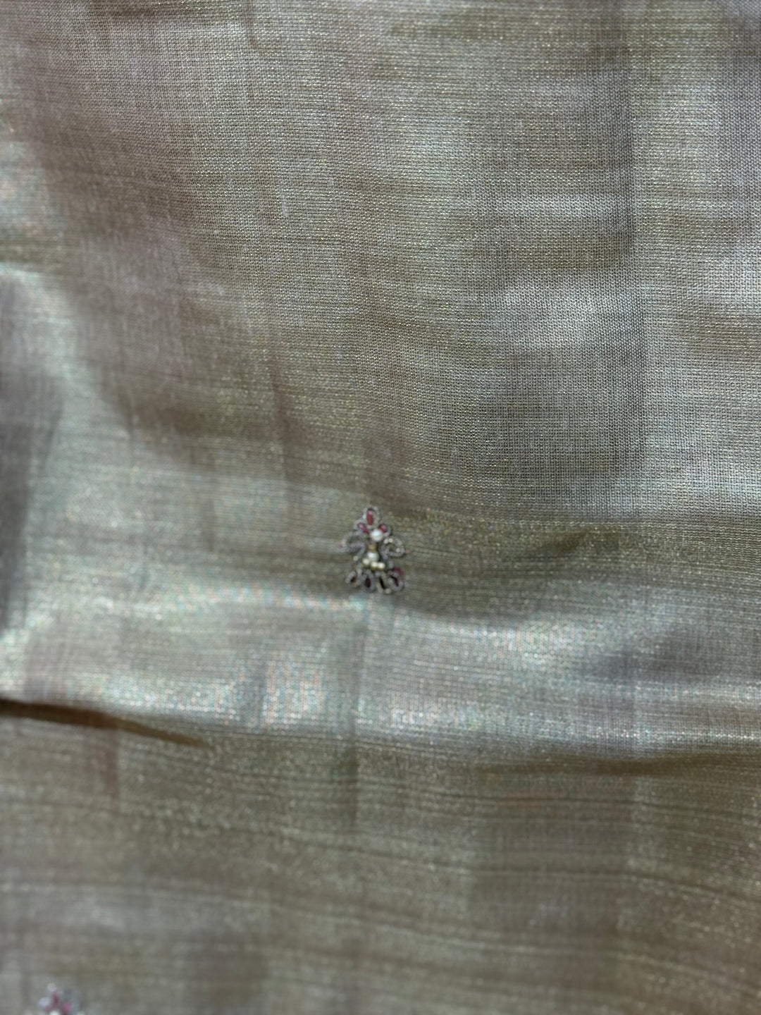 Kanjivaram Tissue Collection | Handwork Yoke | Full-Length Dupatta | R228