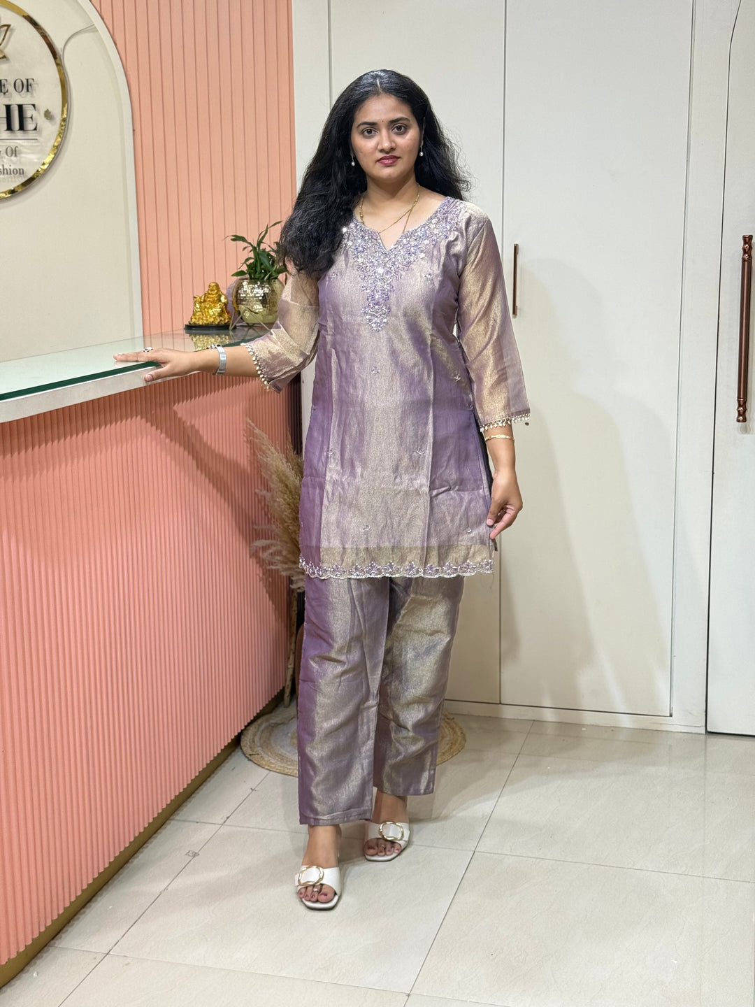 Designer Tissue Shimmer (Salasa) 2 Pc Collection – Cut Dana Work  R167