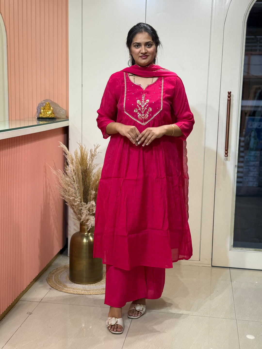 Mul Chanderi Beautiful Collection | R208