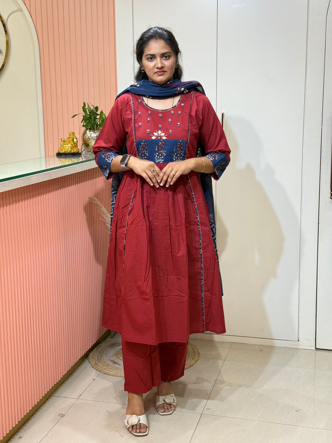 Pure Cotton Collection With A Line Pattern | R210