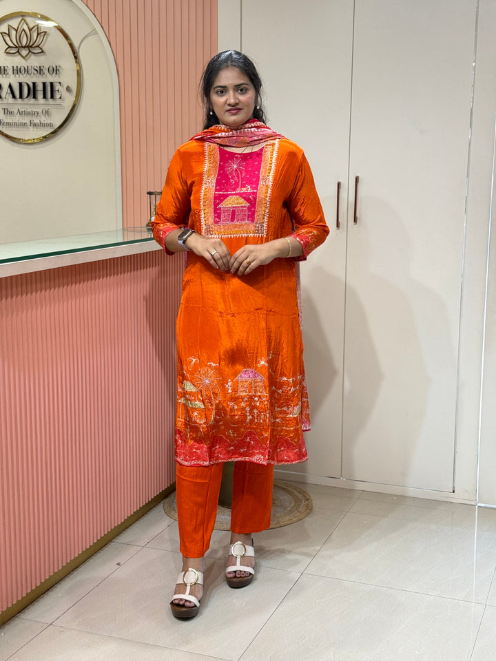 Crepe 3Pcs Set Collection (Cotton Lining )| R221