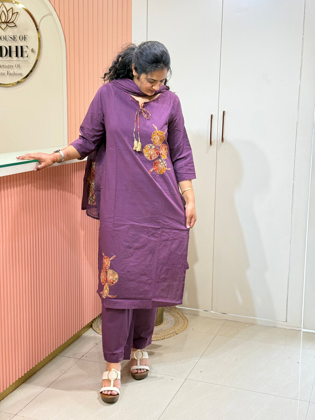 60-60 Cotton 3 Pc Collection –Patch Work | R173
