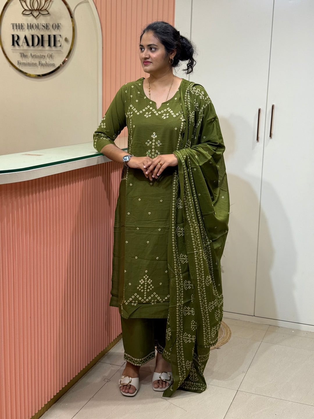 60-60 Cotton 3 piece kurta set | R170