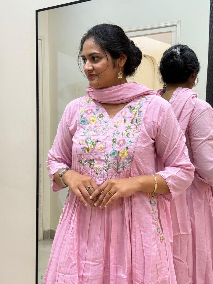 Mulmul Cotton New Collection With Embroidery Work | R190