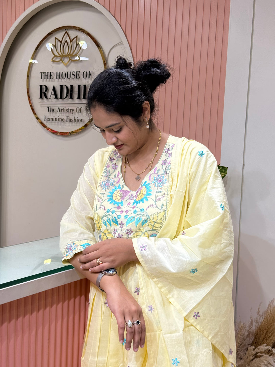 Pure Mul Cotton Embroidered Collection with Cotton Lining | R190