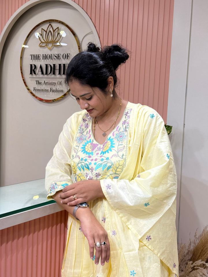 Pure Mul Cotton Embroidered Collection with Cotton Lining | R190