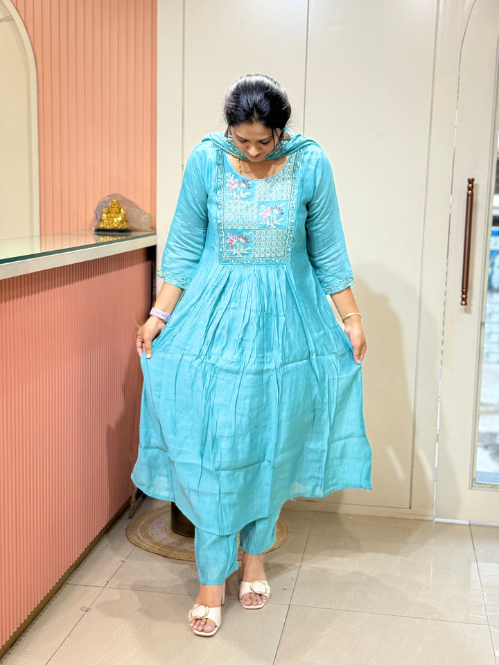 S Mul Chanderi Collection | R208
