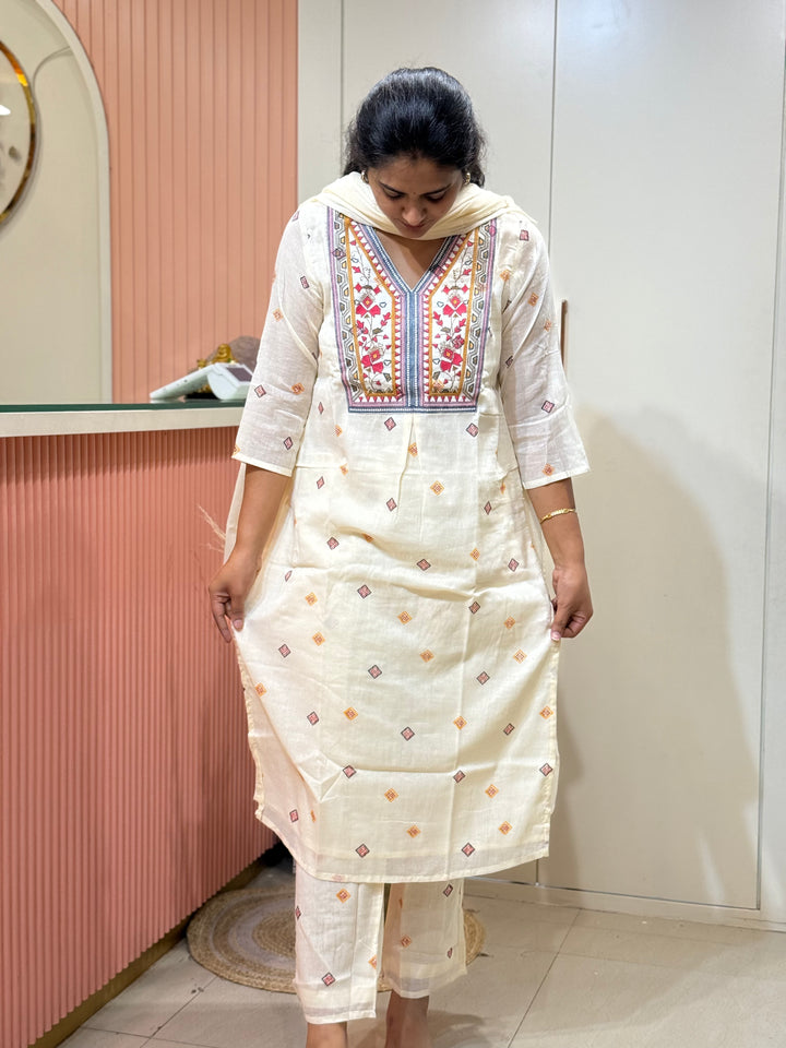 Cotton flex with cotton lining | R161