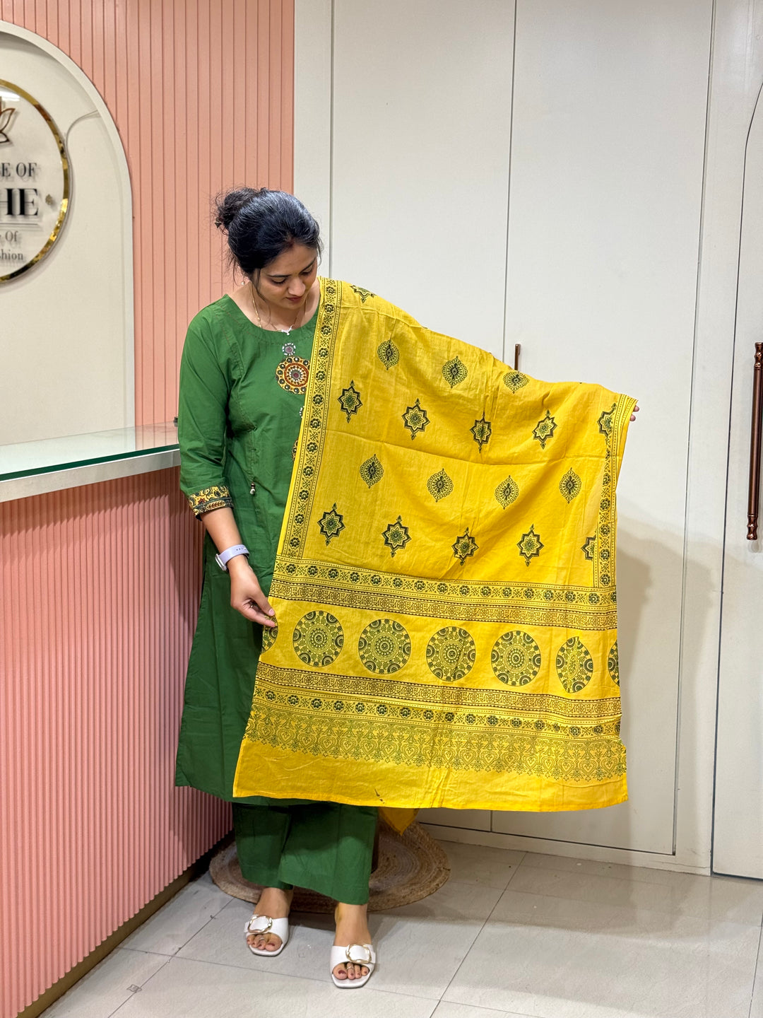 Pure Cotton Geometrical Pattern Collection | R210
