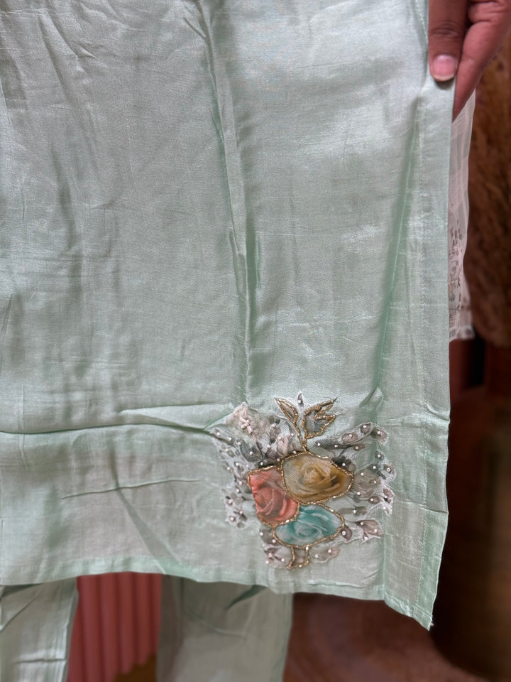 Dola Silk Collection with Floral Work | R219