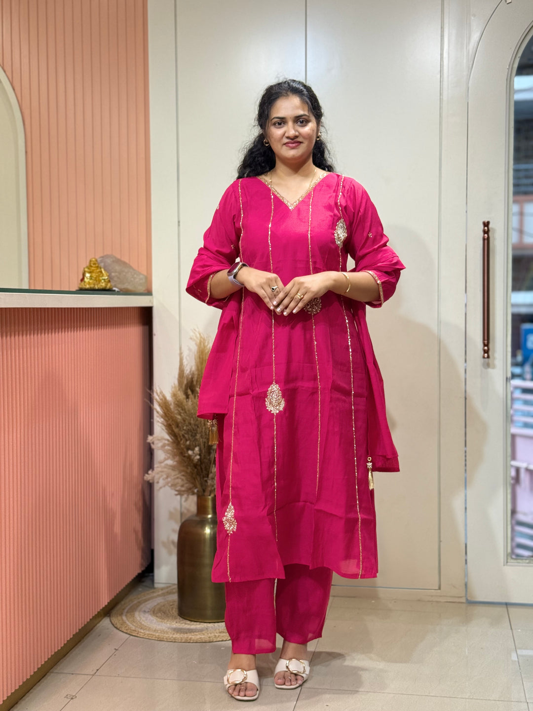 Mul Chanderi Beautiful Collection | R205