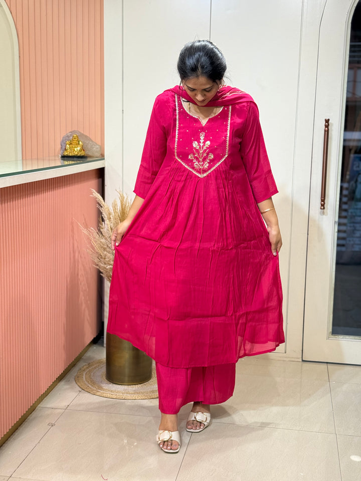 Mul Chanderi Beautiful Collection | R208